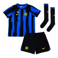 Inter Milan Nicolo Barella #23 Hemmadräkt Barn 2023-24 Kortärmad (+ Korta byxor)